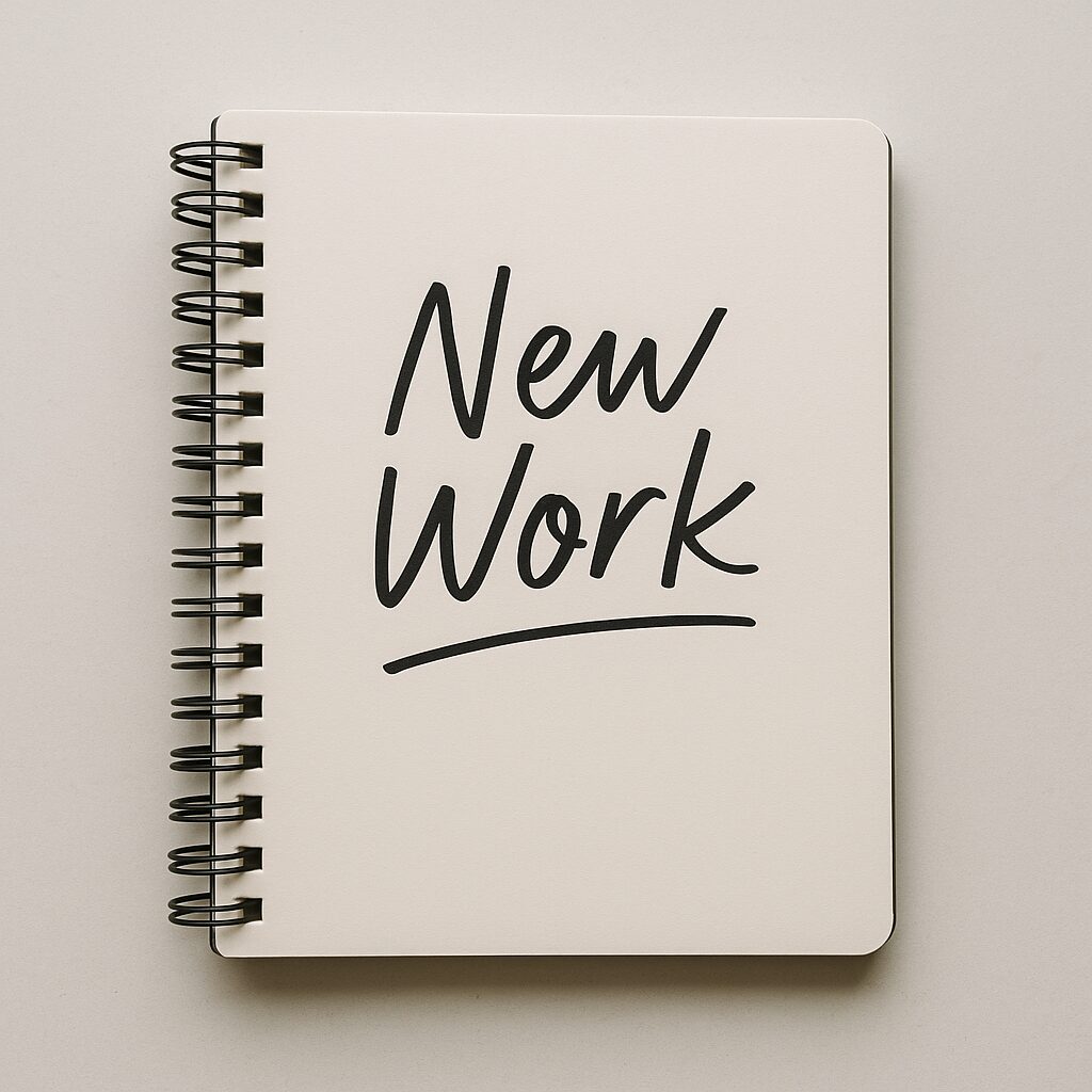 New Work – neues Arbeiten – ist eine Haltung und ein Konzept, das jede*r mit sinnhaftem Inhalt füllt und so zu einem lebendigen Erfolgsmodell macht.